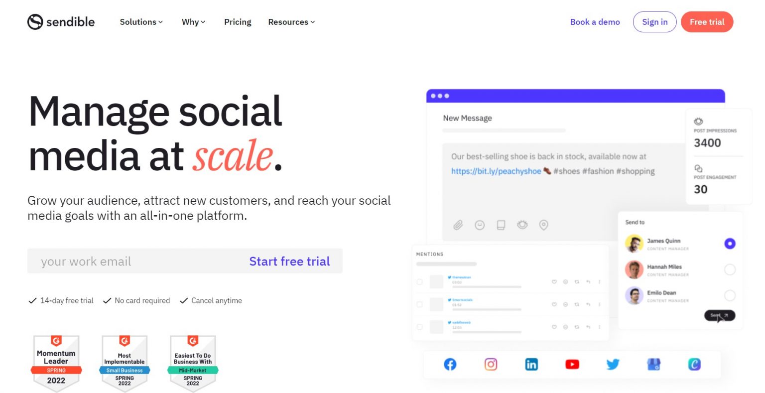 Best Social Media Management Software - (June 2024)