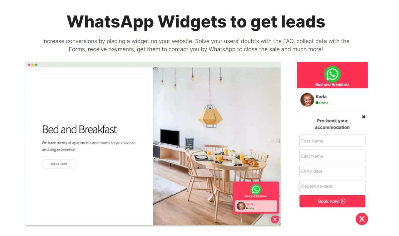 WhatsApp Widget by ChatwithIO