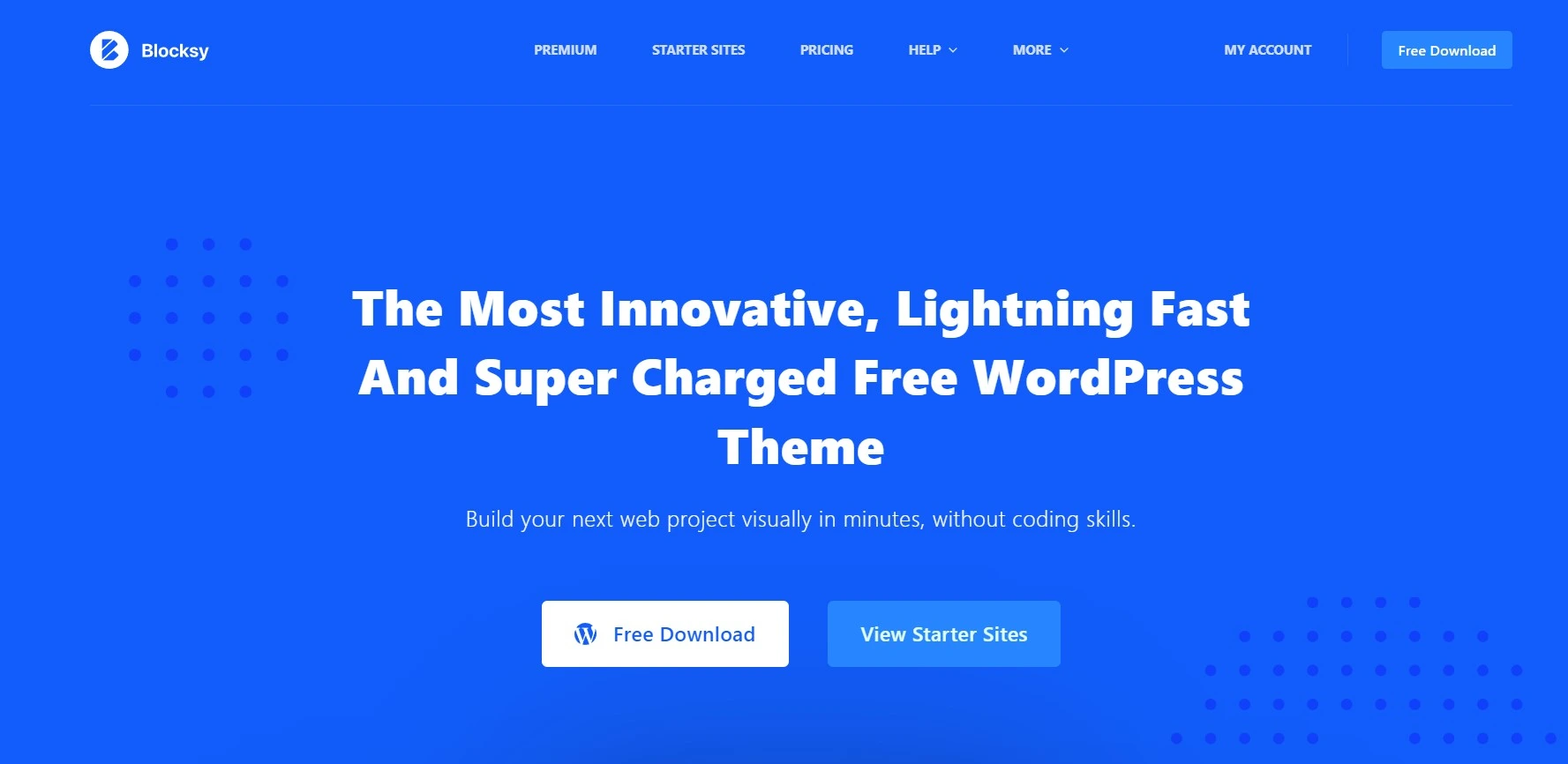 Blocksy super charged free wordpress theme