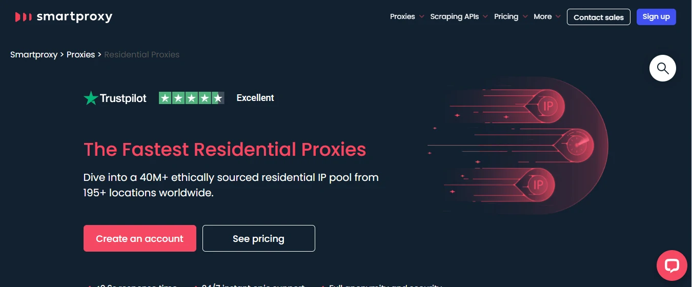 Smartproxy Features Residential Proxies