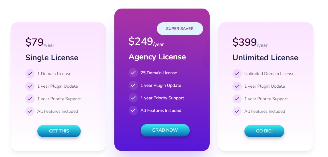 WP Social Ninja Pricing