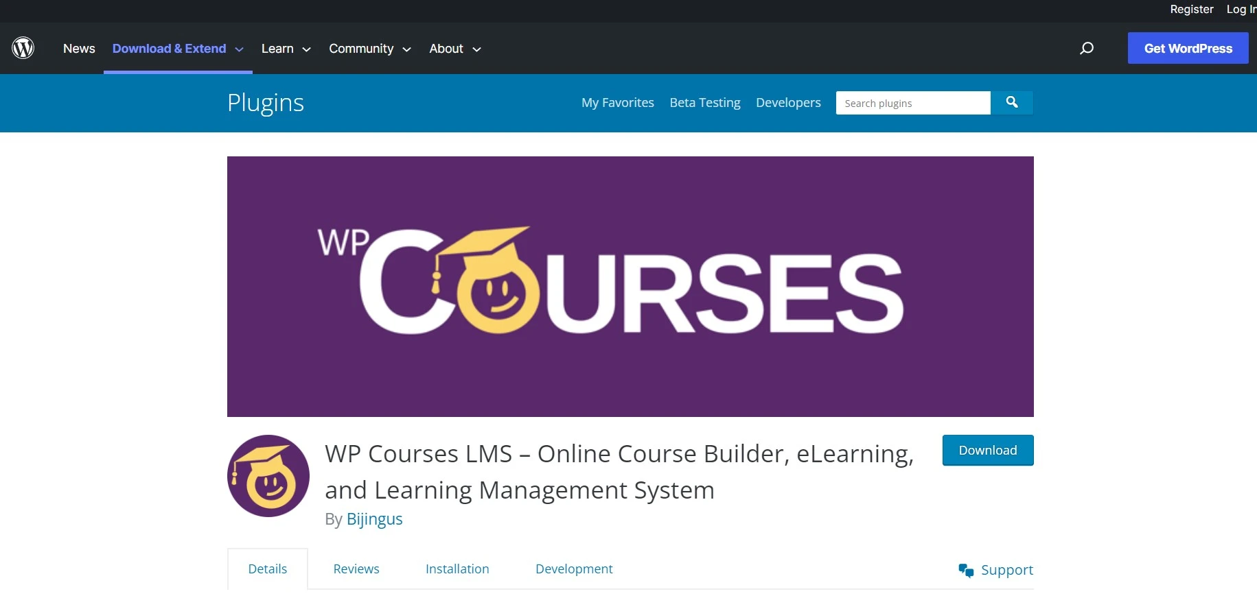 WP course maker plugin