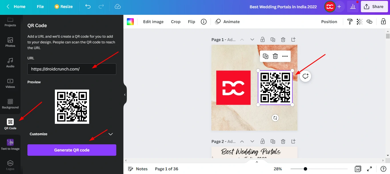  Add A QR Code 