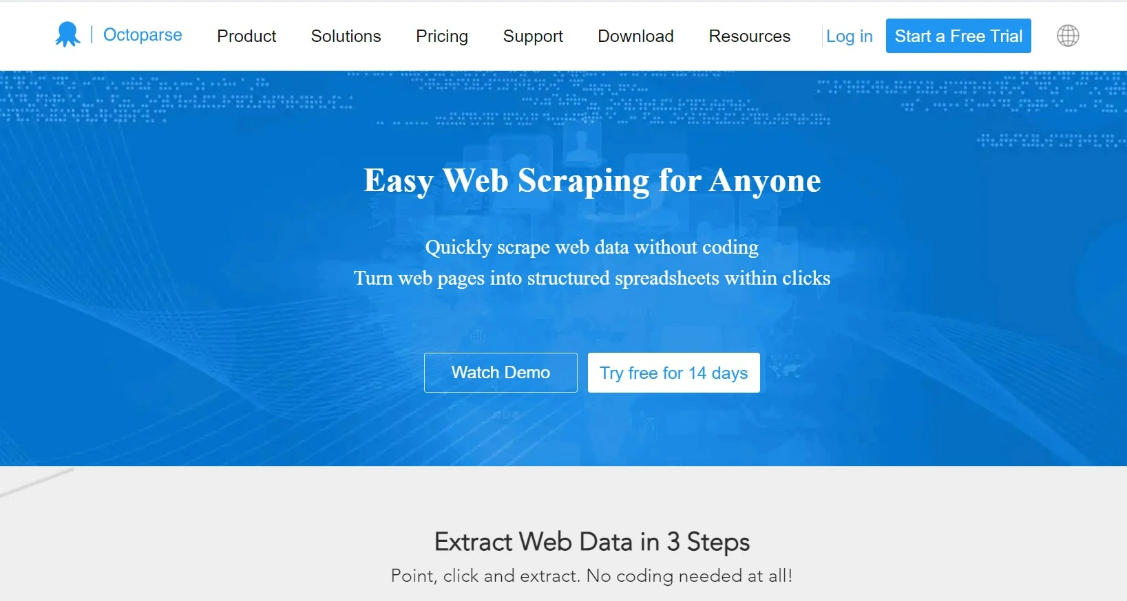 Octoparse email scraping tool
