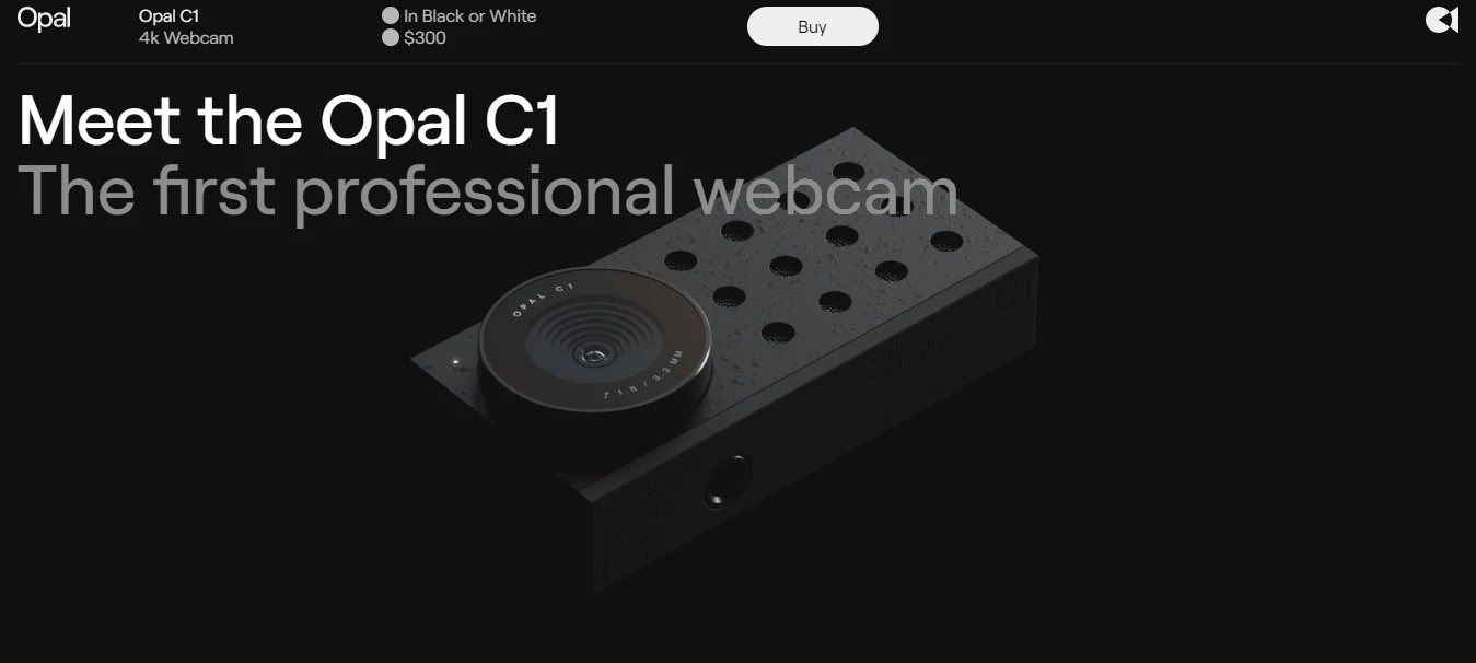 Professional Webcam for High-Quality Recording Opal C1