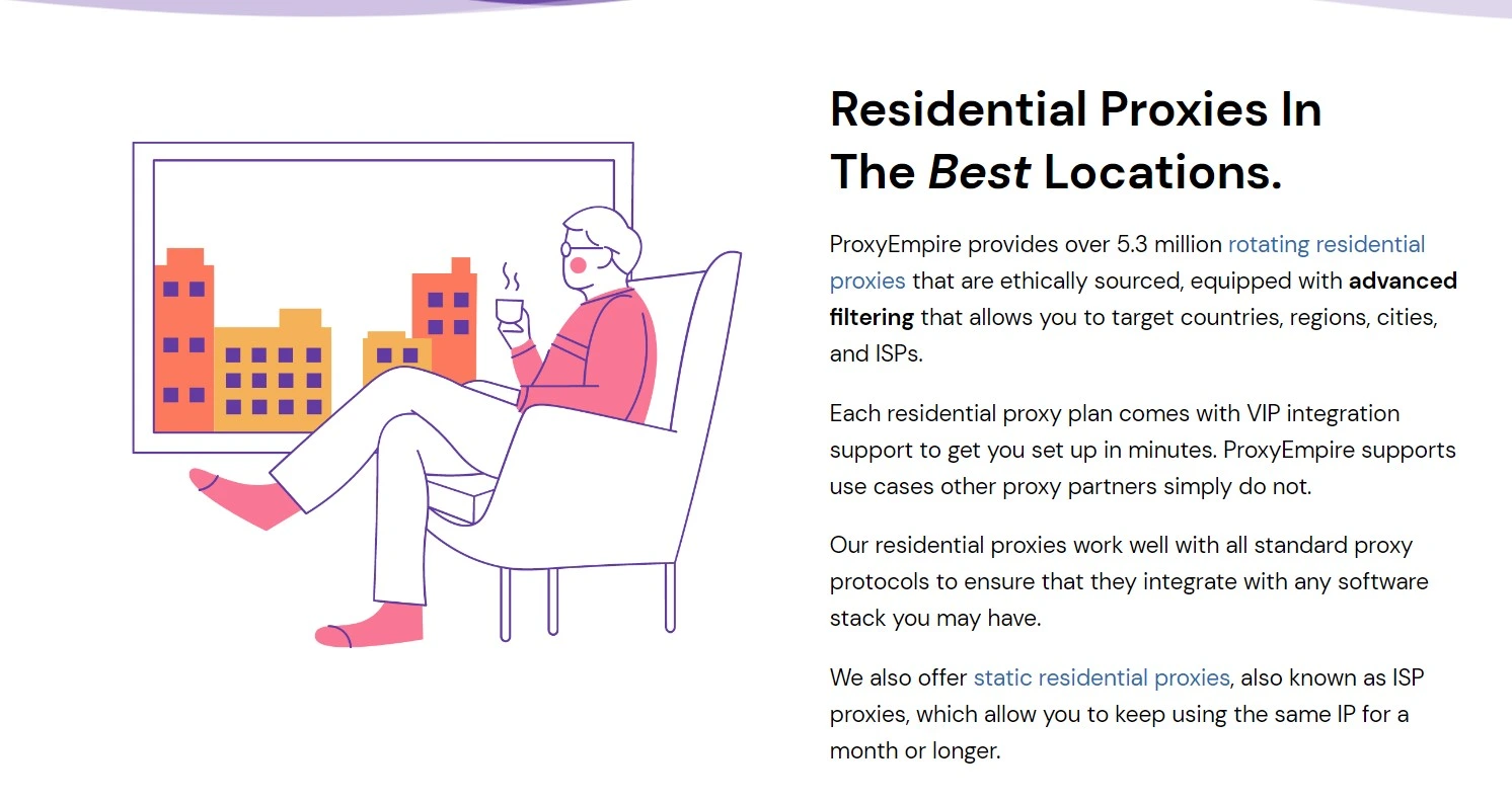 Proxy empire residential proxies in the best areas