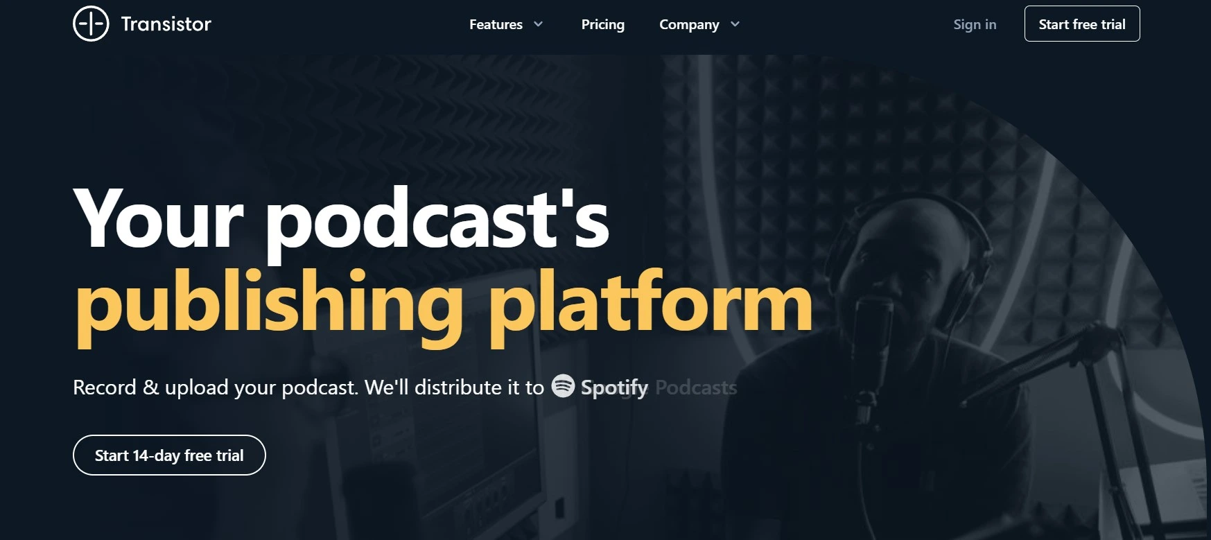 Transistor modern podcasting hosting