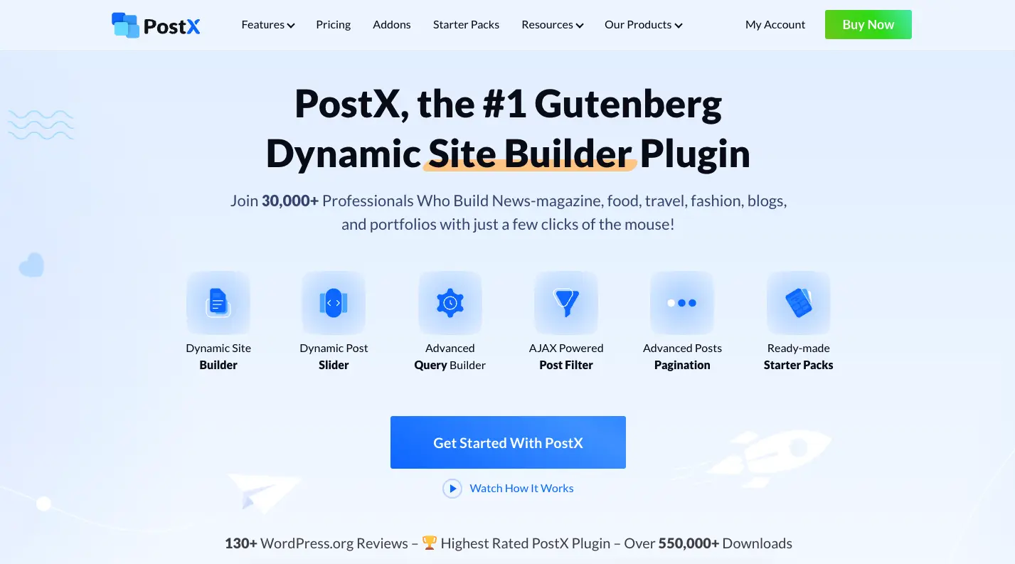 PostX Gutenberg Block Plugin
