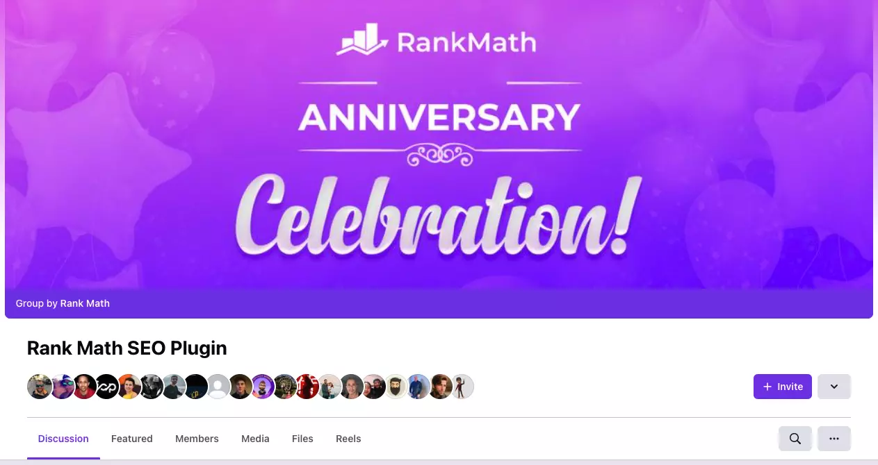 Rank Math Facebook Community