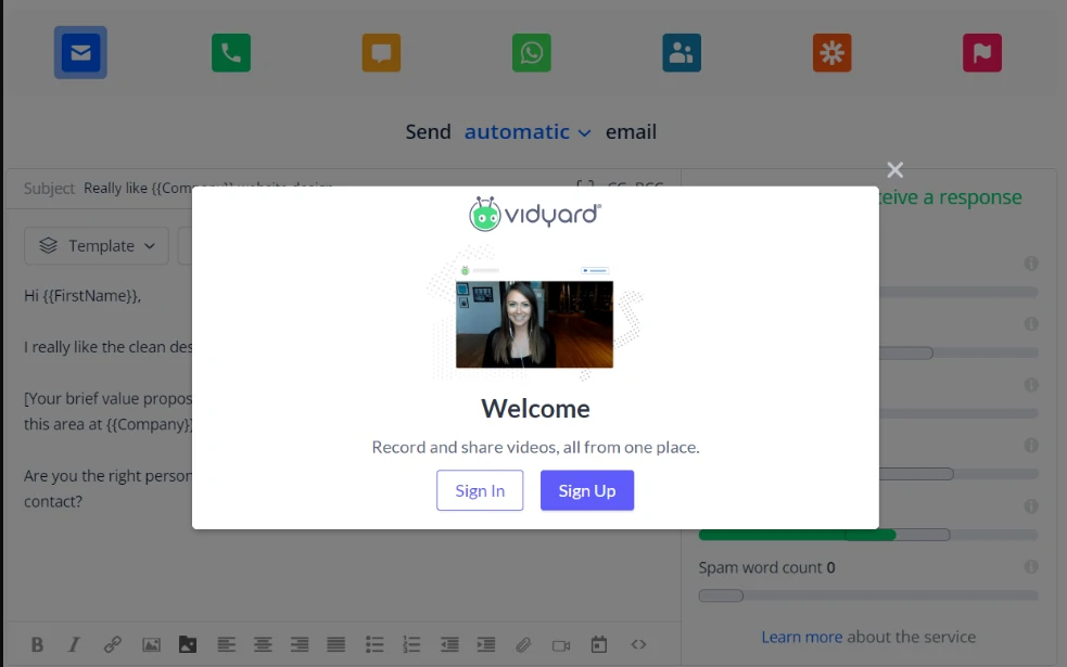 Reply.io Products Engage (Personalized Videos)