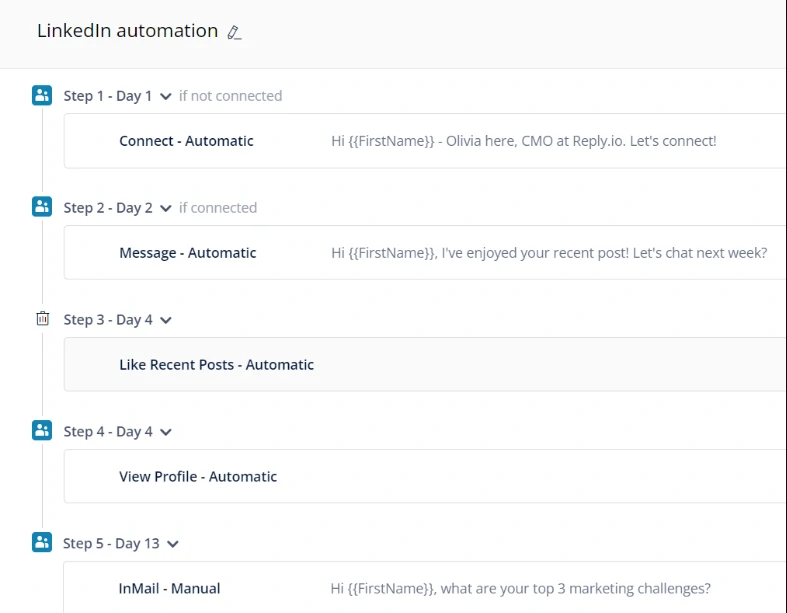 Reply.io Products Engage (Professional Network Automation)