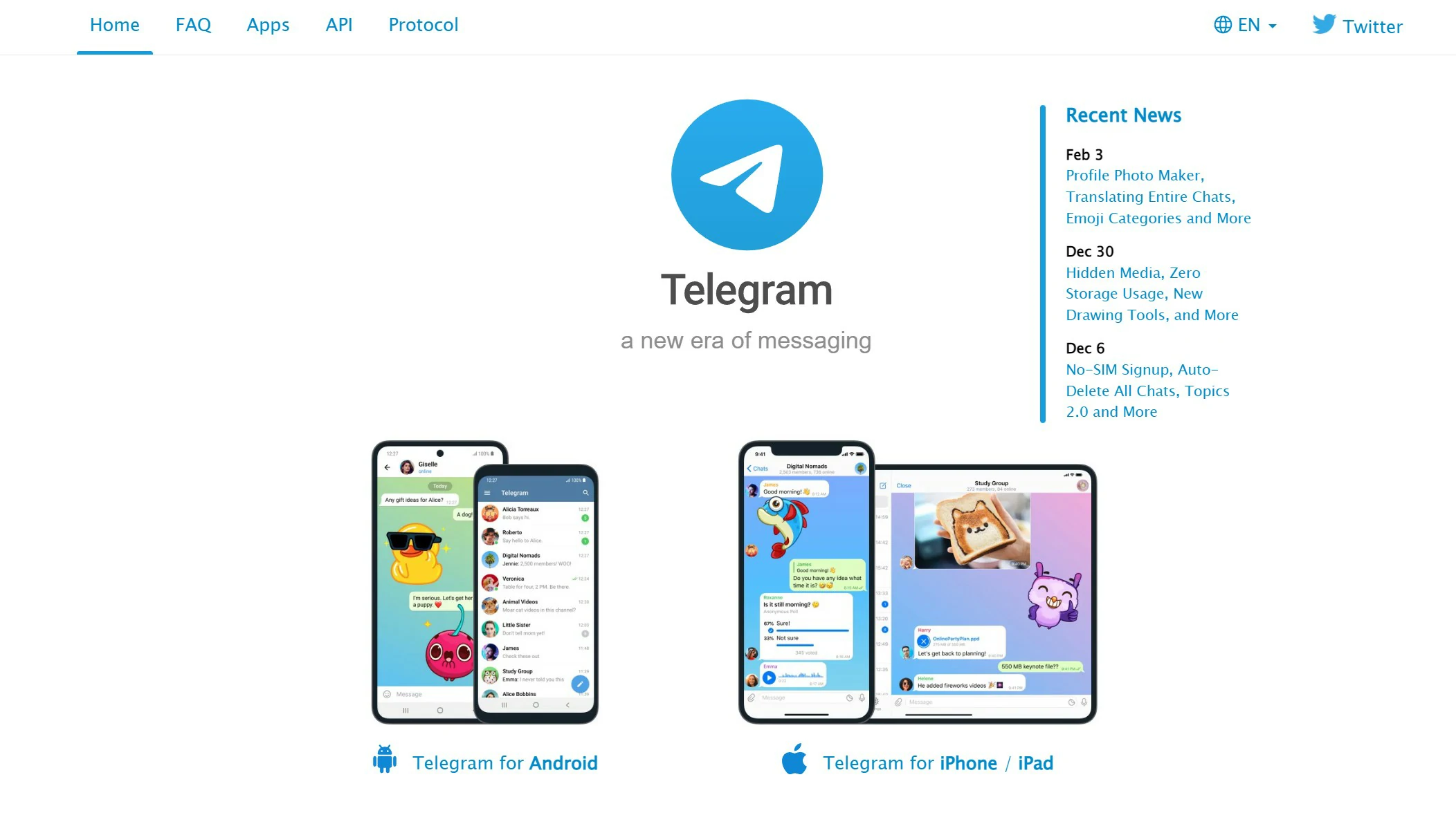Telegram Video Chat App