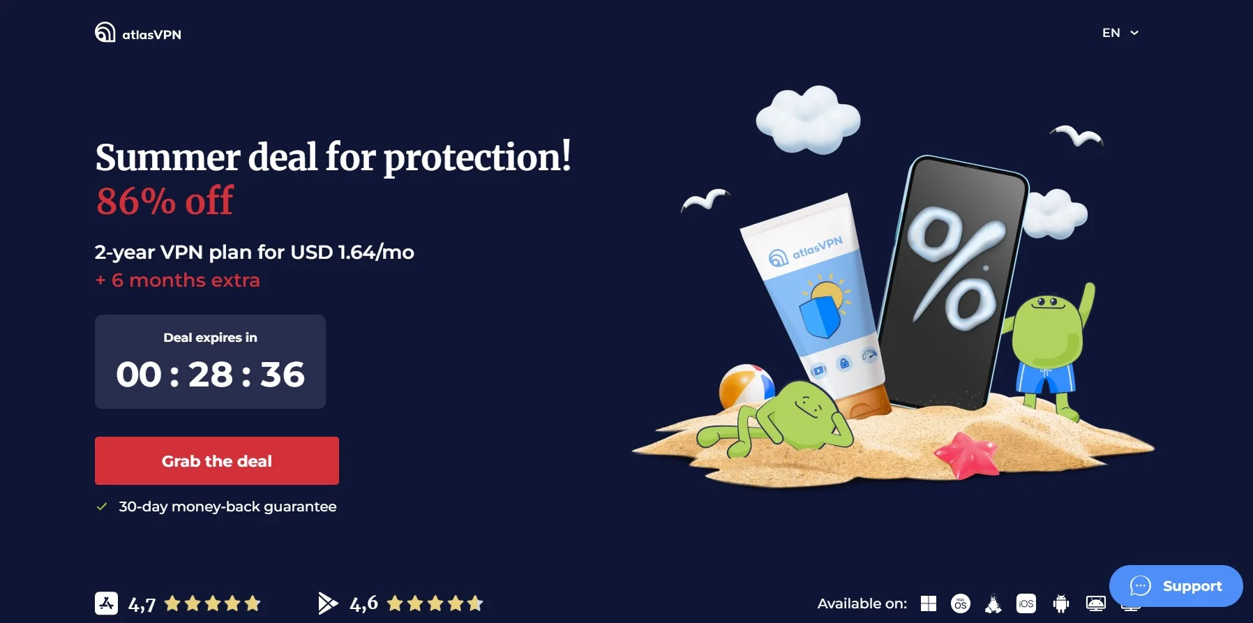 Atlas VPN is a virtual private network (VPN) service provider that offers secure and private internet access to its users