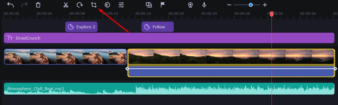 Cropping and Resizing Feature in Movavi Video Editor