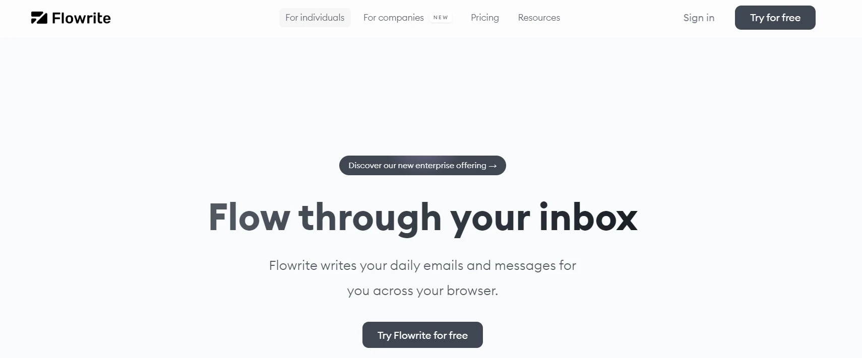 Flowrite Email Writing Software
