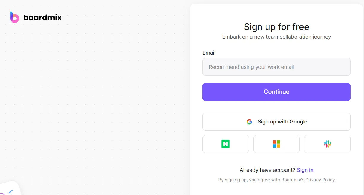 Boardmix sign up_11_11zon