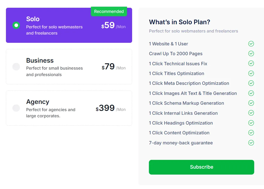 ClickRank choose plan_1_11zon