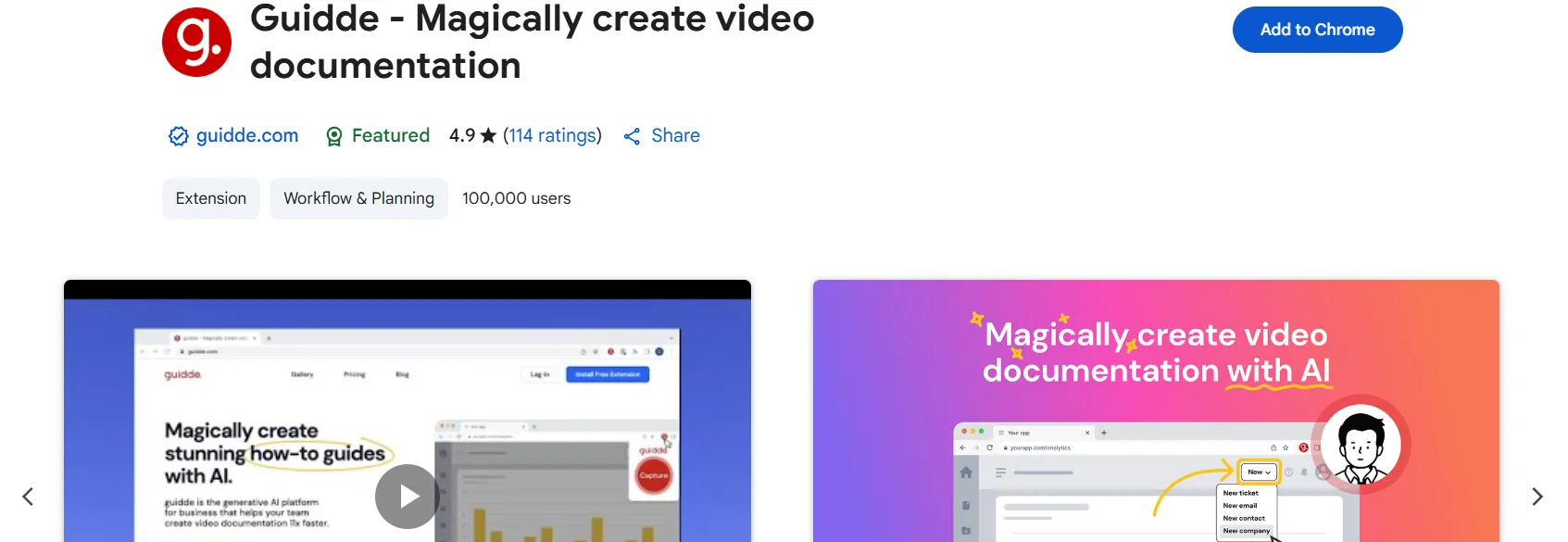 Guidde add to chrome_1_11zon