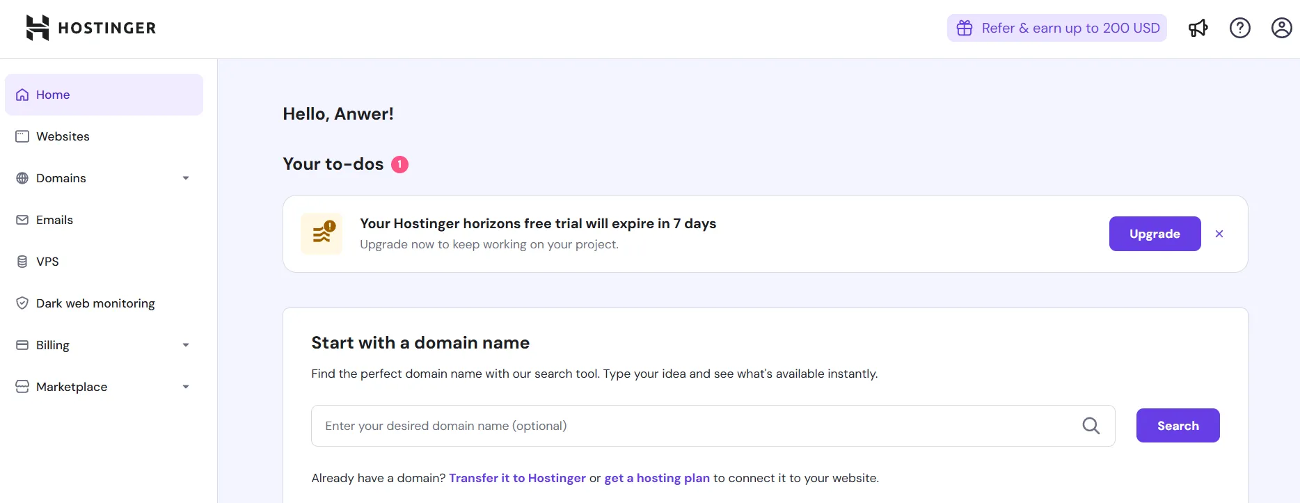 Hostinger Horizons no code builder_8_11zon