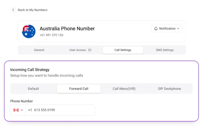 KrispCall call forwarding_4_11zon