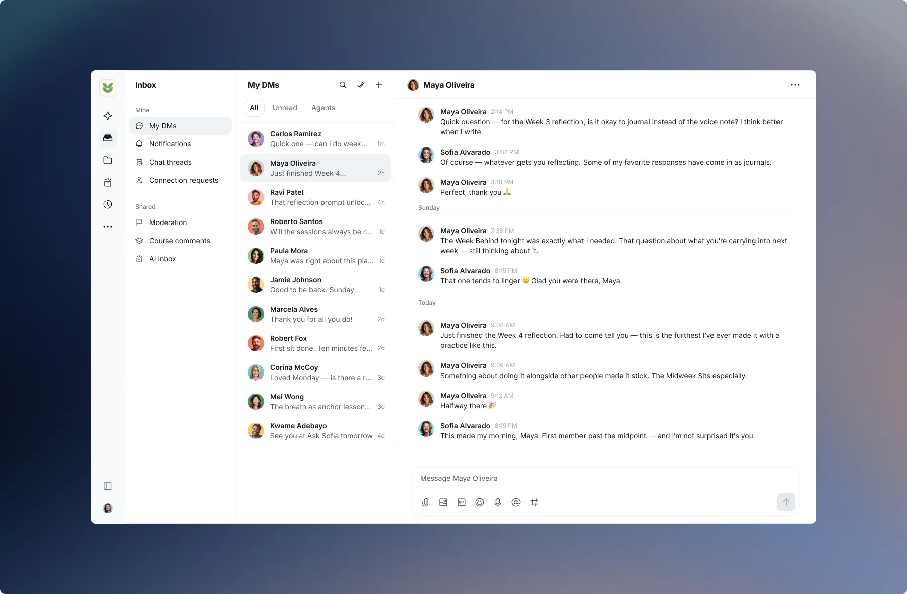 Circle Inbox unified admin inbox